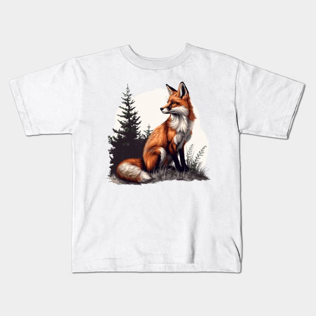 Fox Lovers Kids T-Shirt by zooleisurelife